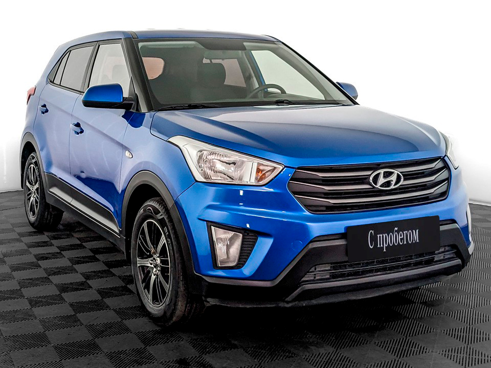 Hyundai Creta Синий, 2016, 115 992 км