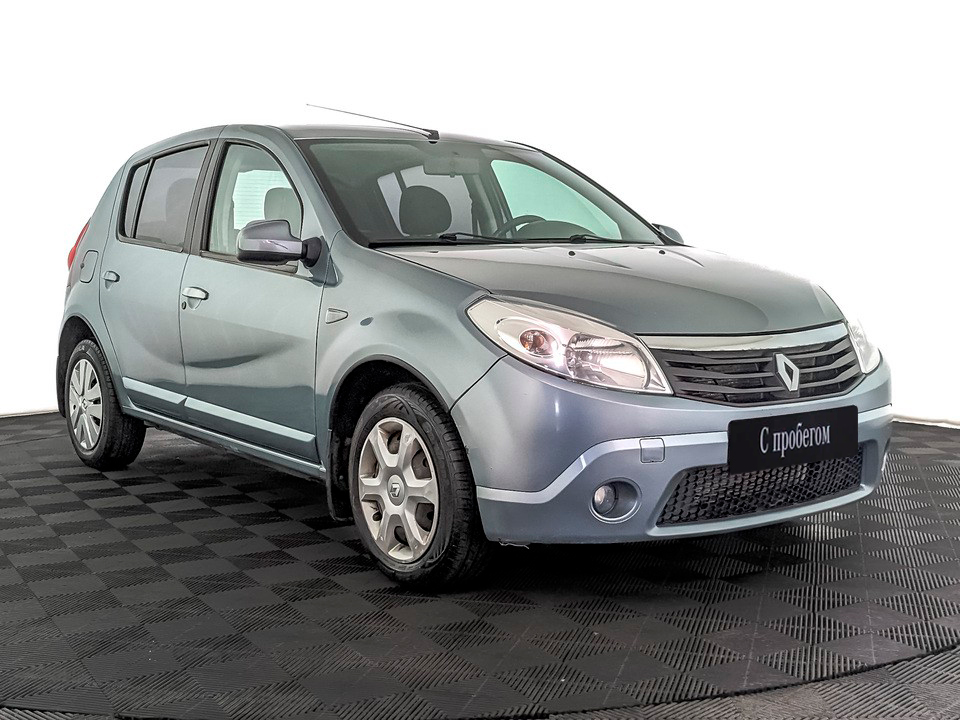 Renault Sandero Синий, 2010, 137 768 км