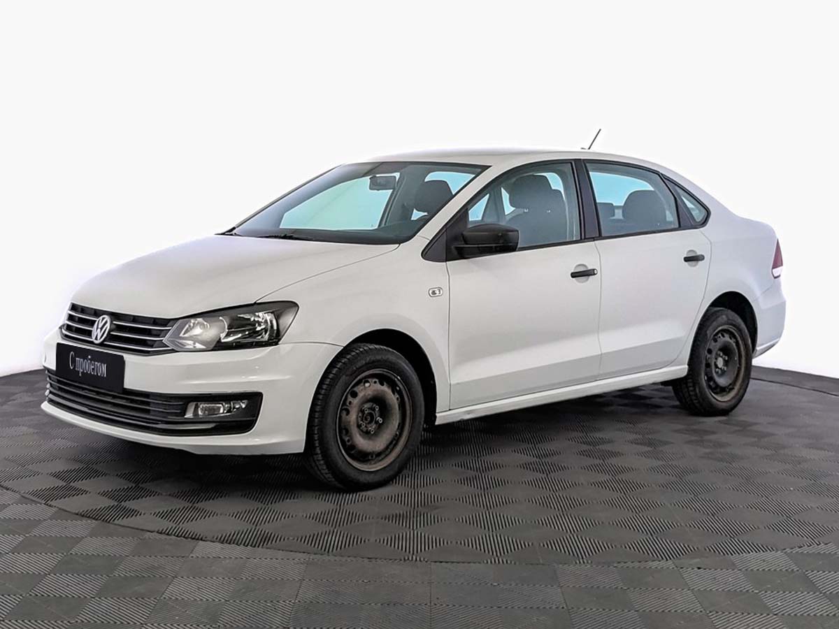 Volkswagen Polo Белый, 2018, 107 165 км