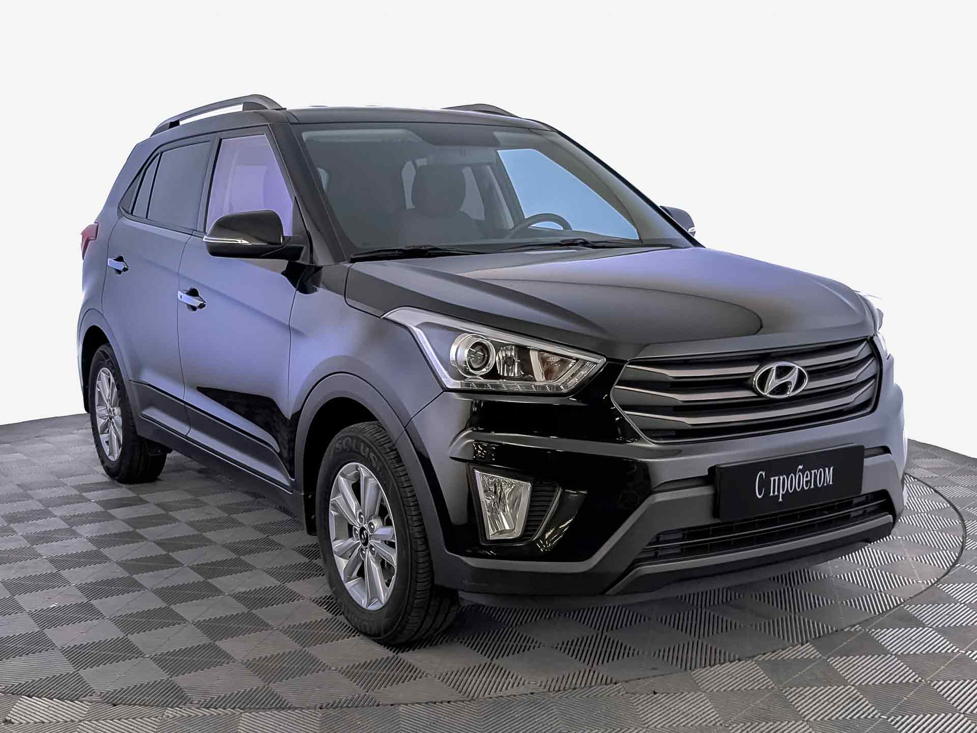 Hyundai Creta Черный, 2018, 75 887 км