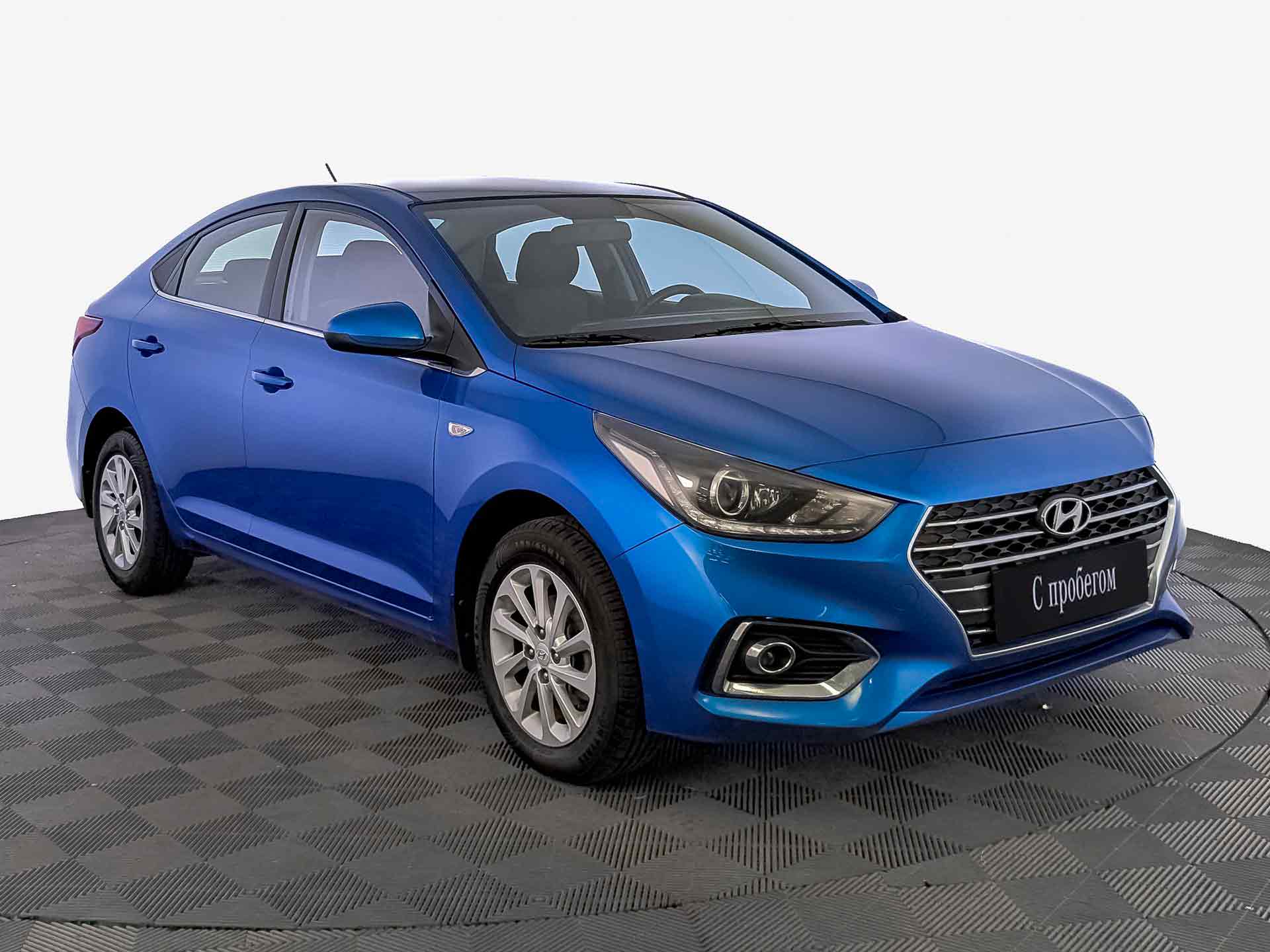 Hyundai Solaris Синий, 2018, 147 849 км