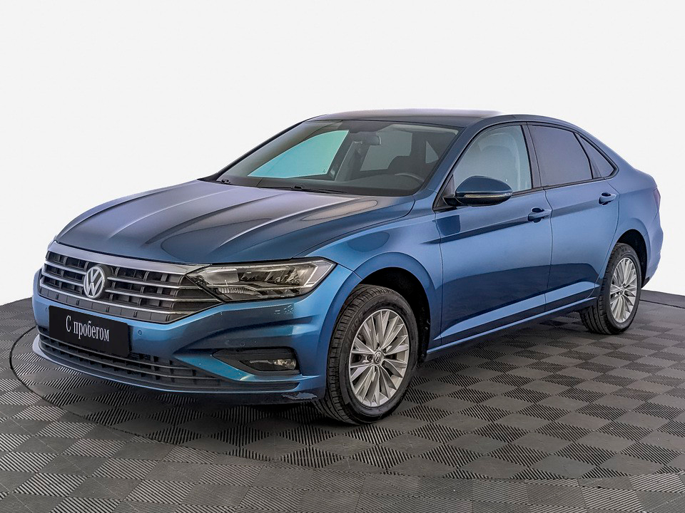 Volkswagen Jetta Синий, 2020, 55 830 км