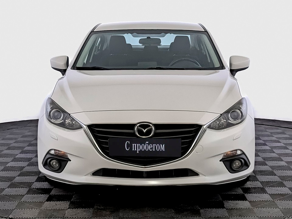 Mazda 3 Белый, 2015, 107 474 км