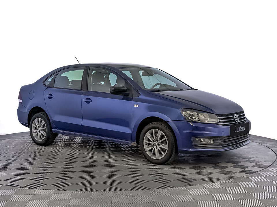 Volkswagen Polo Синий, 2019, 98 888 км