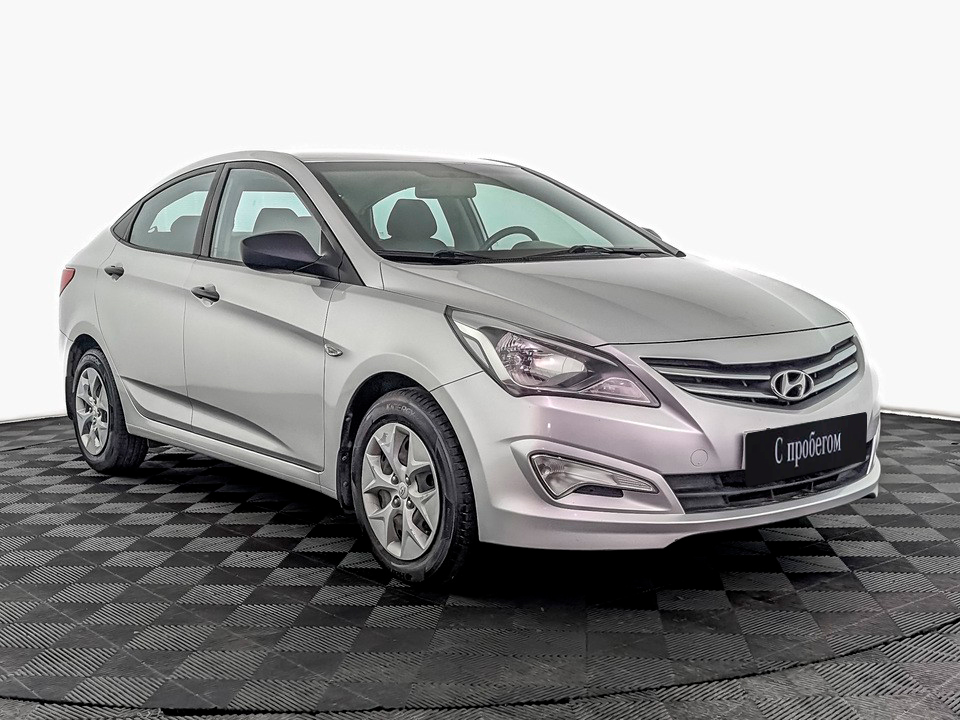 Hyundai Solaris Серебристый, 2014, 135 168 км