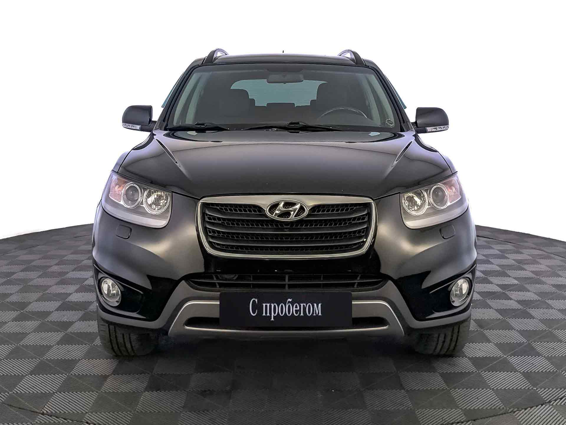 Hyundai Santa Fe Черный, 2012, 121 506 км