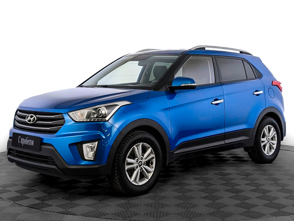 Hyundai Creta Синий, 2018, 130 290 км