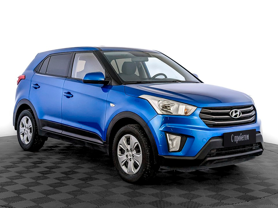 Hyundai Creta Синий, 2018, 183 473 км