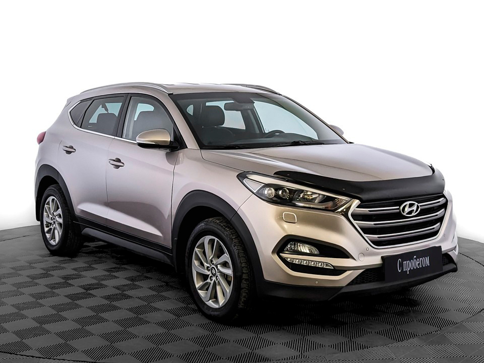 Hyundai Tucson Бежевый, 2018, 129 761 км