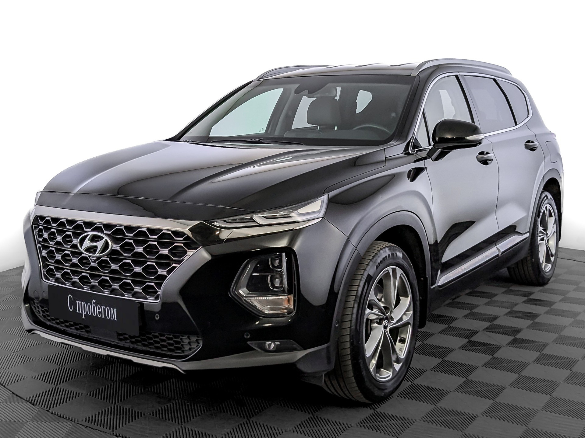 Hyundai Santa Fe Черный, 2019, 88 297 км