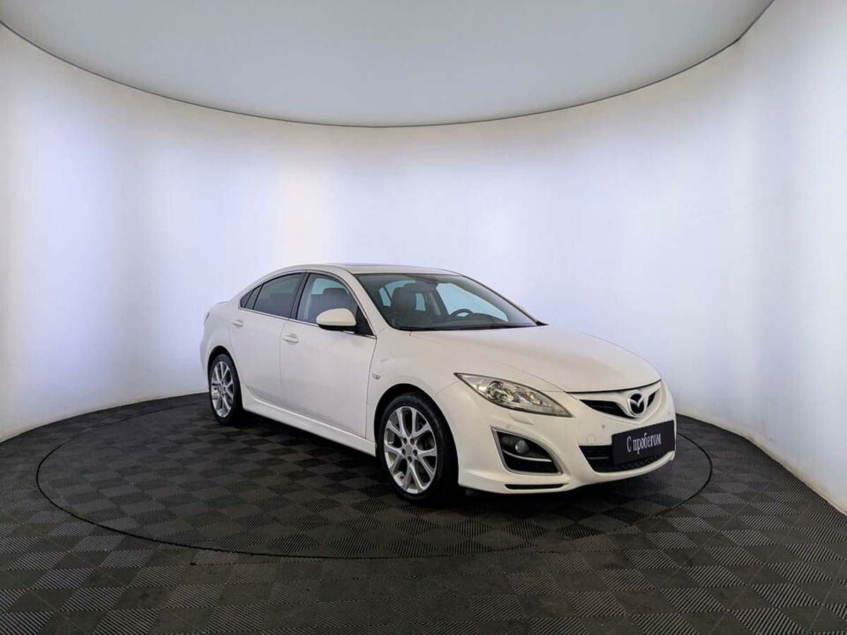 Mazda 6 Белый, 2012, 217 539 км