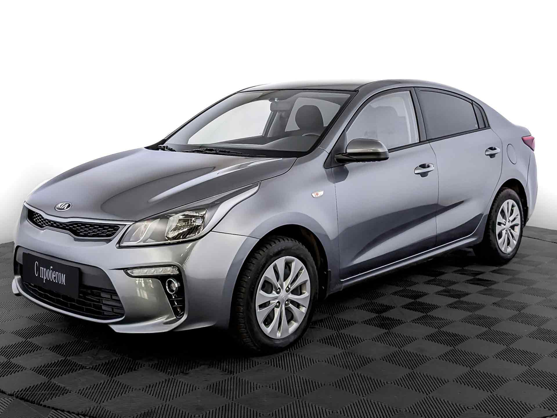 Kia Rio Серебряный, 2019, 53 000 км