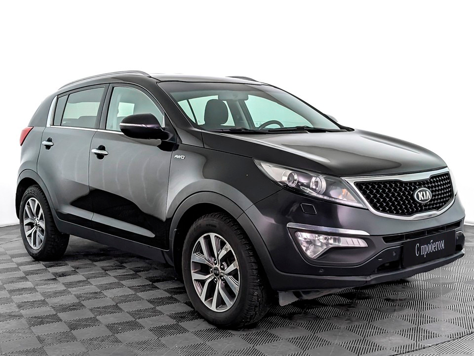 Kia Sportage Черный, 2014, 214 131 км