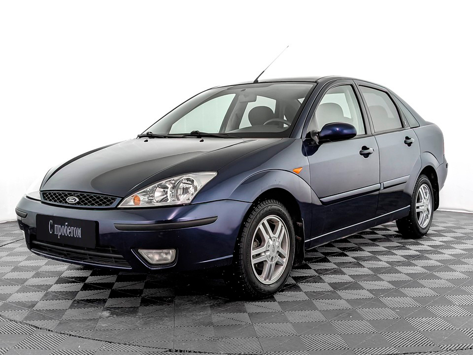 Ford Focus синий, 2004, 84 555 км