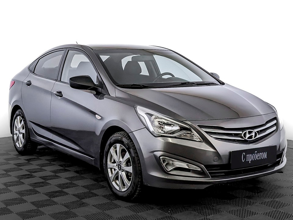 Hyundai Solaris Серый, 2014, 92 093 км