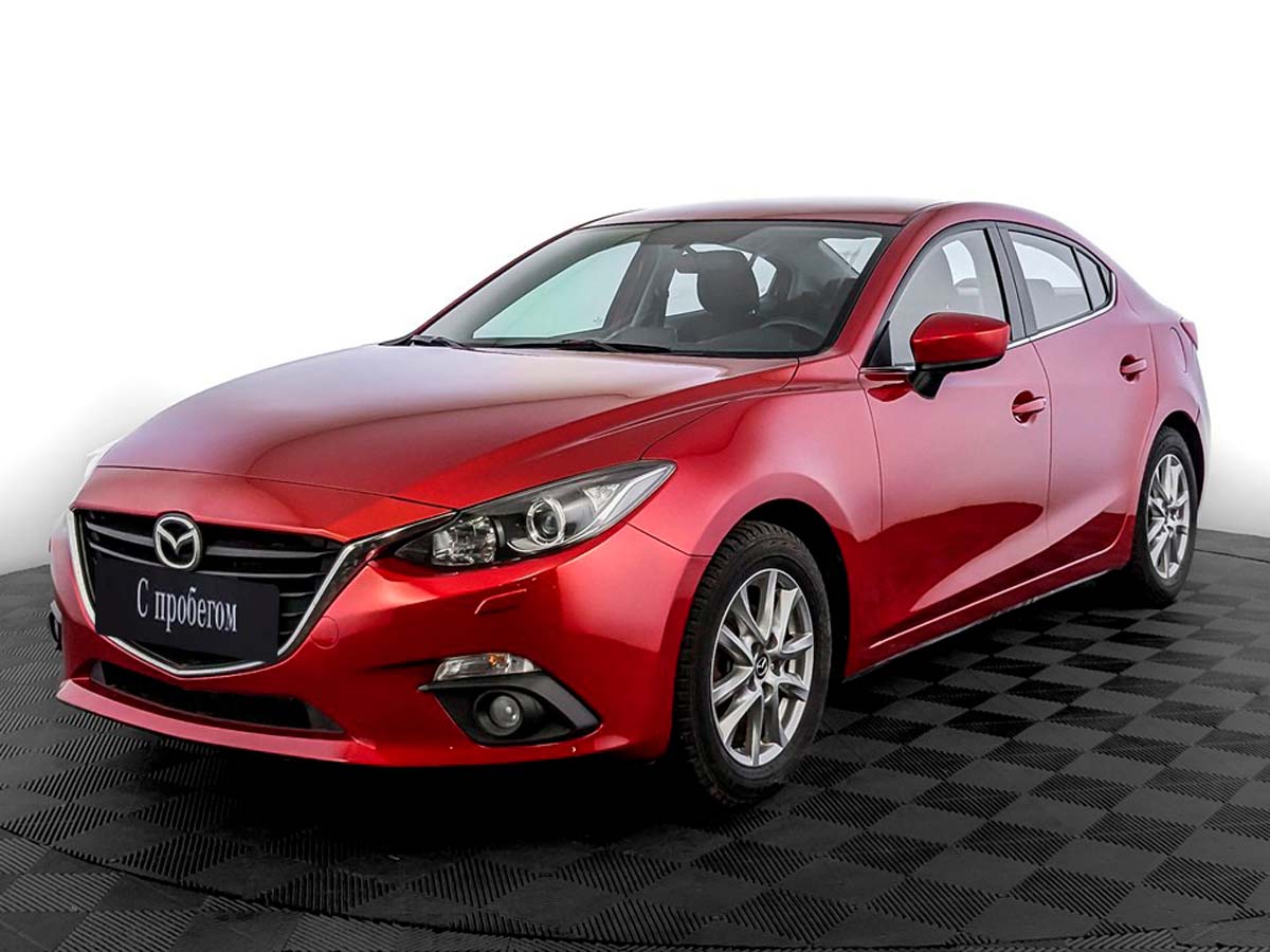 Mazda 3 Красный, 2015, 103 838 км