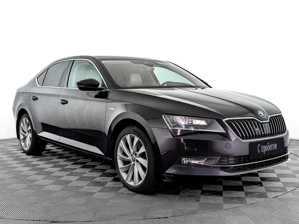 Skoda Superb Черный, 2015, 186 870 км