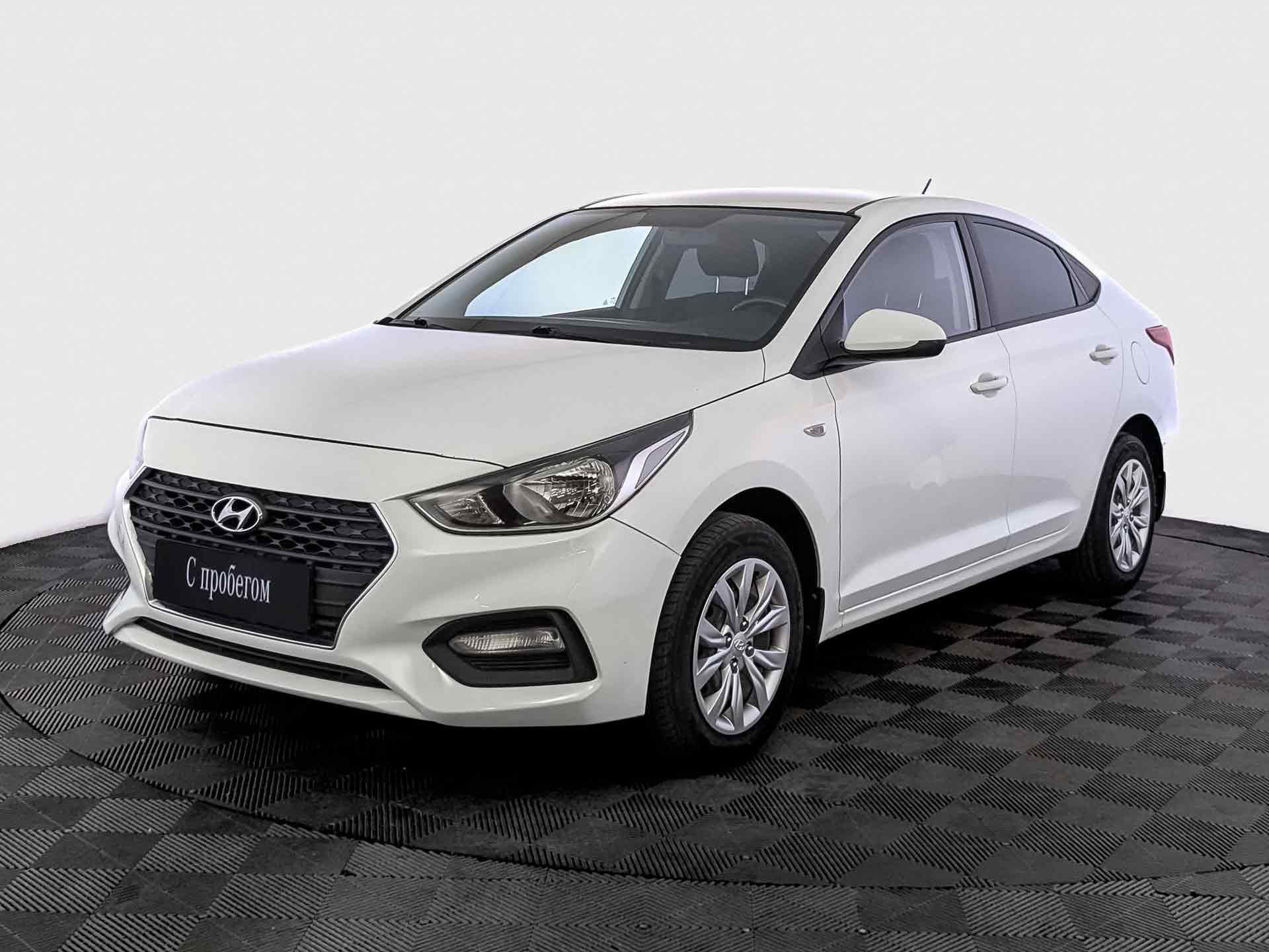 Hyundai Solaris Белый, 2018, 96 449 км