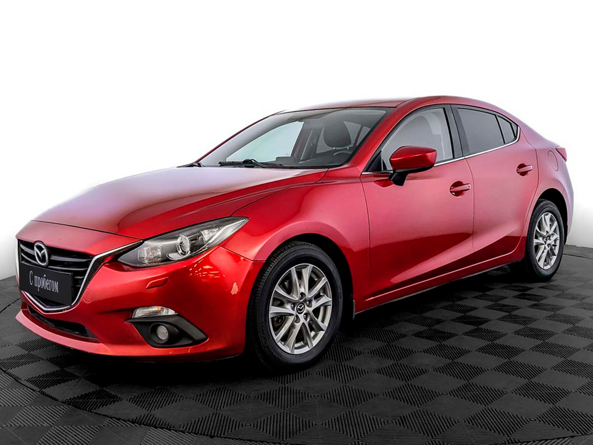 Mazda 3 Красный, 2014, 145 359 км