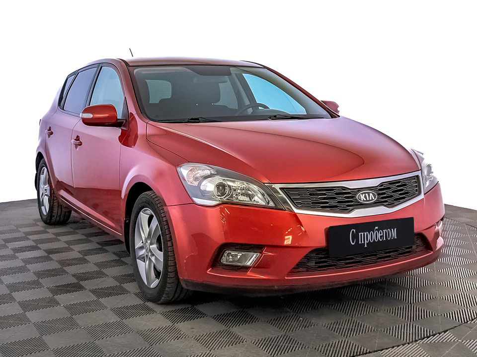 Kia Ceed красный, 2012, 114 966 км