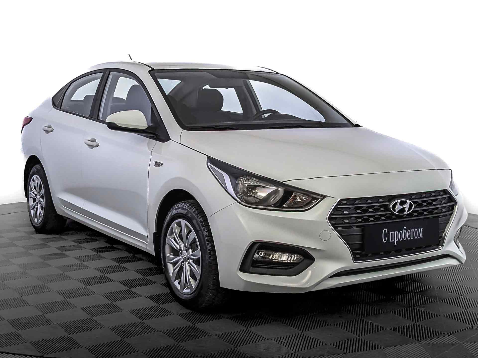 Hyundai Solaris Белый, 2019, 103 619 км