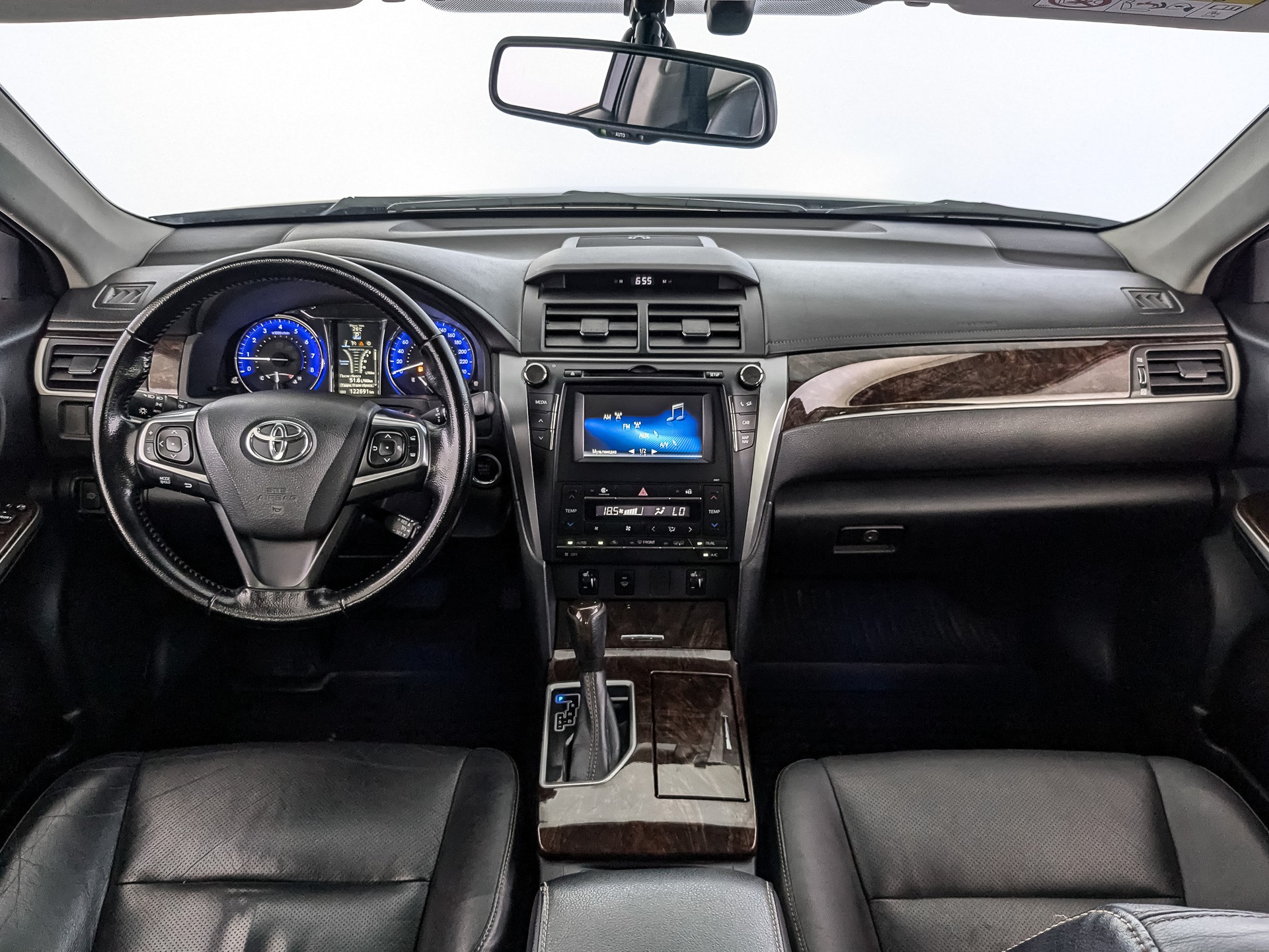 Toyota Camry Черный, 2017, 122 689 км