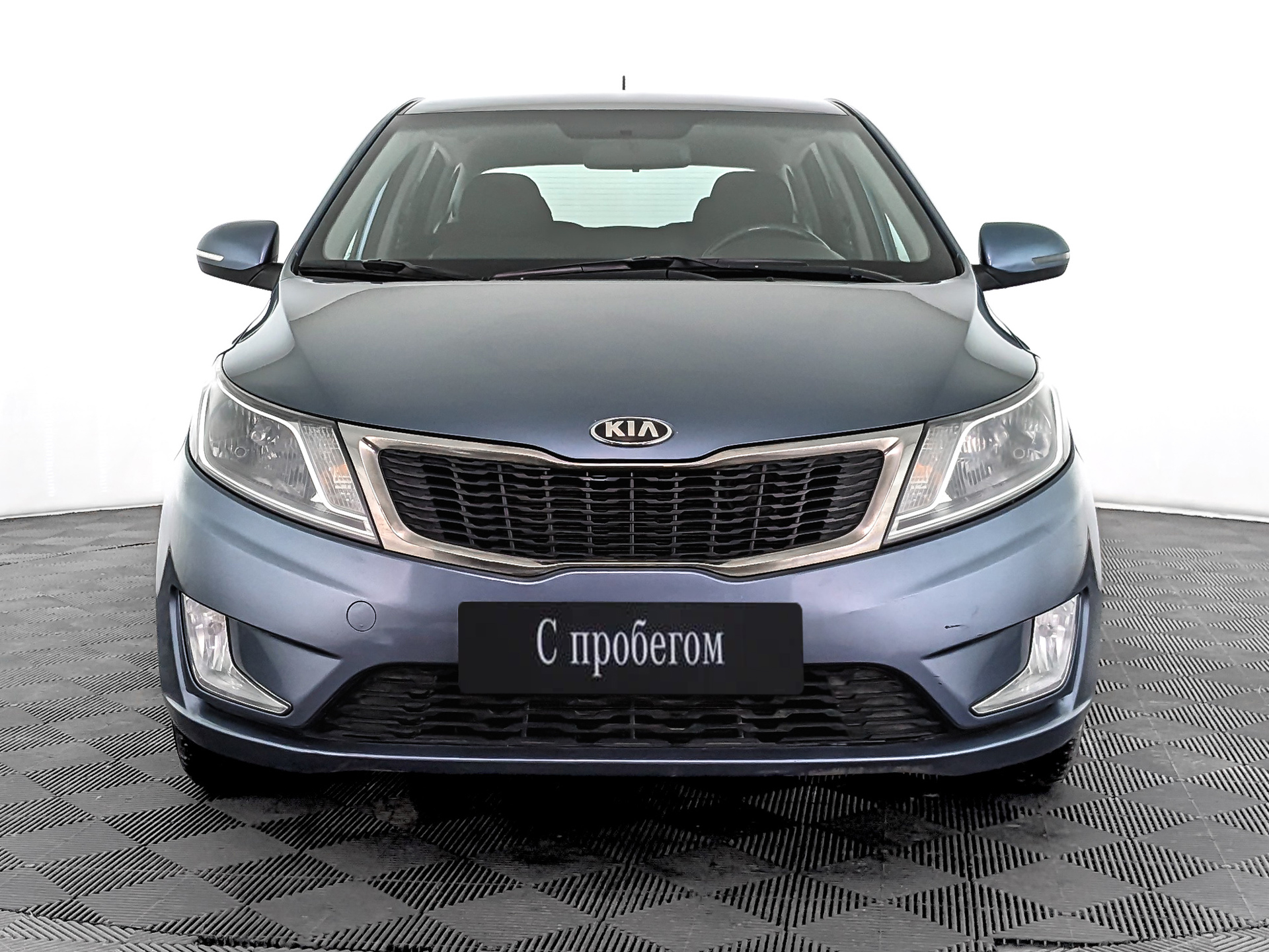 Kia Rio Голубой, 2013, 80 809 км