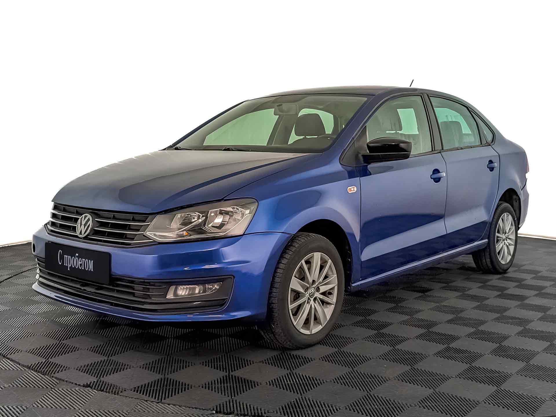 Volkswagen Polo Синий, 2019, 138 599 км