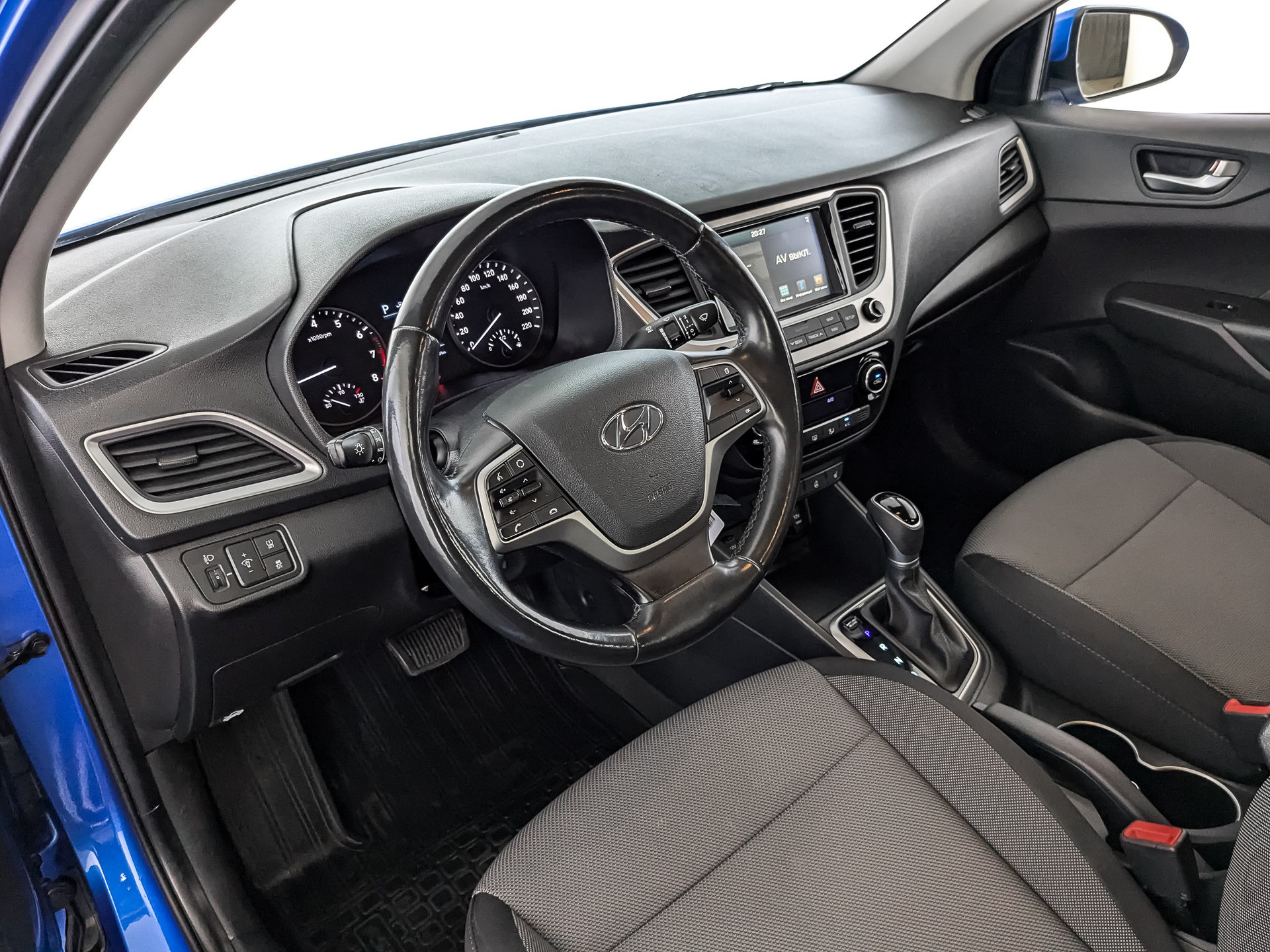 Hyundai Solaris Синий, 2018, 147 849 км