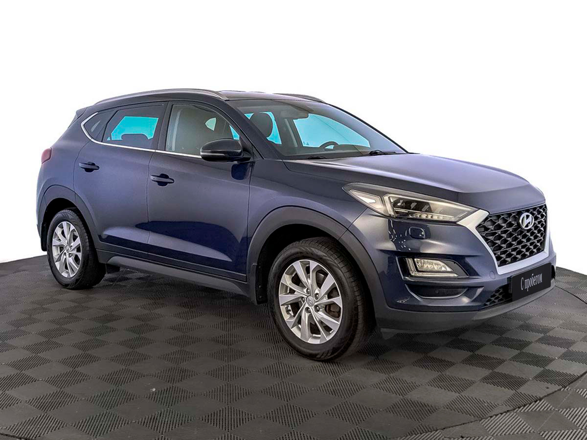 Hyundai Tucson Синий, 2018, 111 462 км