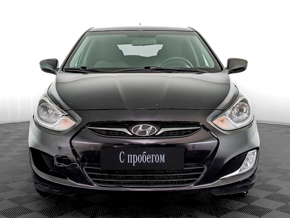 Hyundai Solaris Черный, 2014, 142 656 км