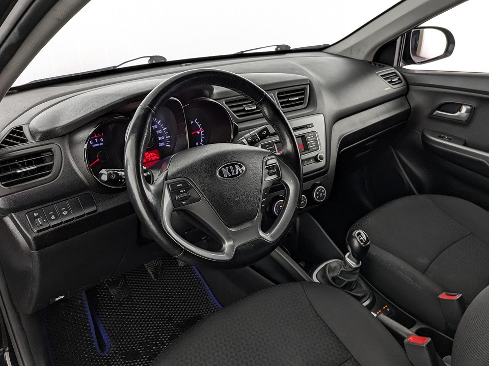 Kia Rio Черный, 2016, 171 327 км