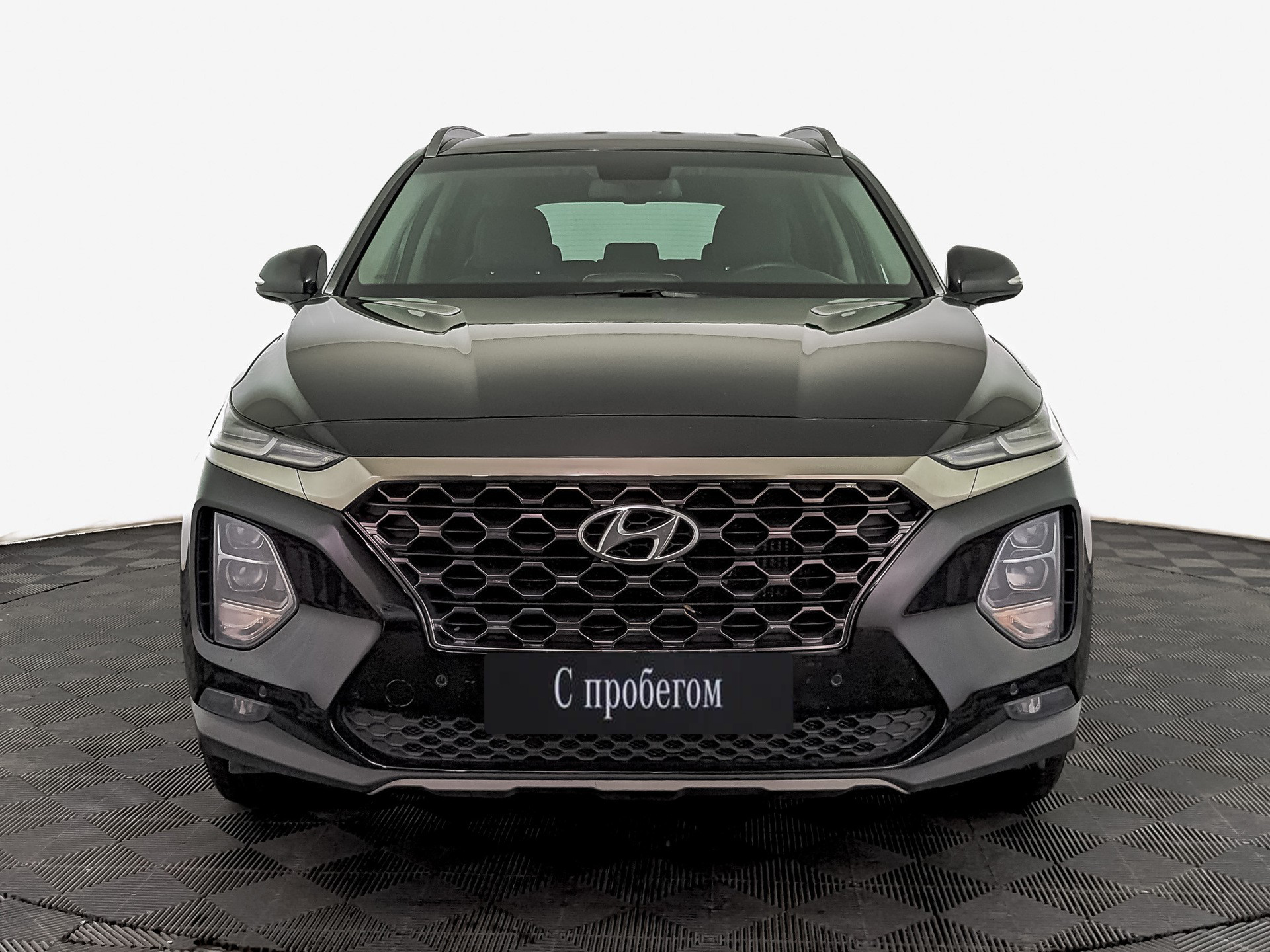 Hyundai Santa Fe Черный, 2019, 96 440 км