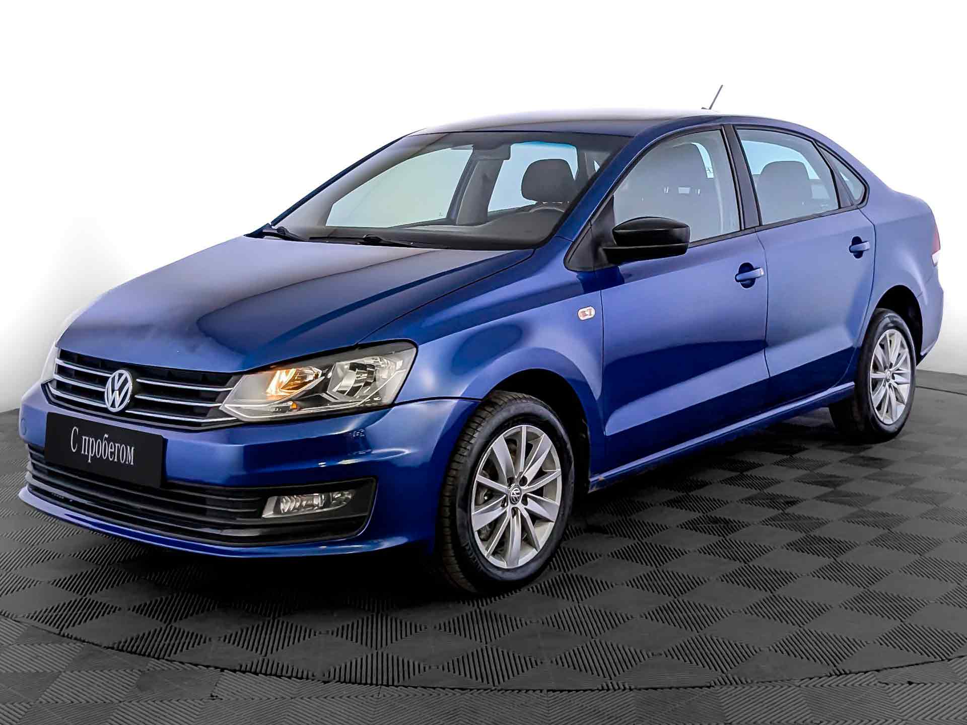 Volkswagen Polo Синий, 2019, 157 393 км