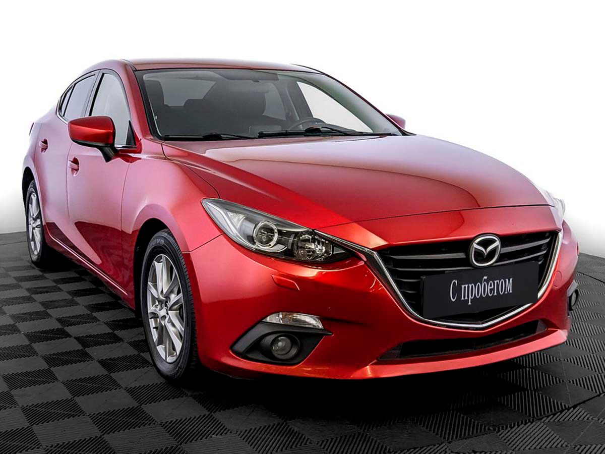 Mazda 3 Красный, 2014, 145 359 км